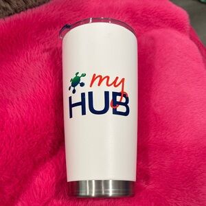 White Insulated Travel Tumbler